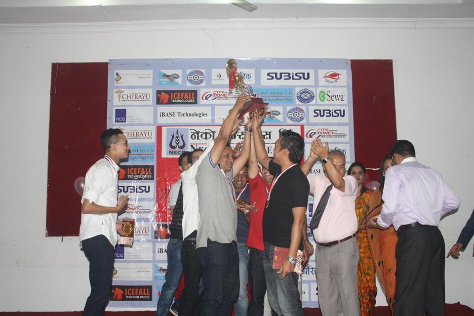 Award Distribution- Neco Insurance Inter Bank One day Futsal Tournament